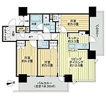 宇都宮PEAKS  ｜ 栃木県宇都宮市馬場通り３丁目（賃貸マンション3LDK・3階・70.20㎡） その2