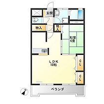 えだのマンション 406 ｜ 栃木県宇都宮市御幸本町4655（賃貸マンション1LDK・4階・57.75㎡） その2