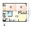 レジデンスツツミ2階5.8万円