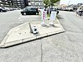 駐車場に車を止...