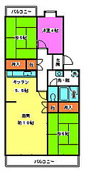 物件の間取り