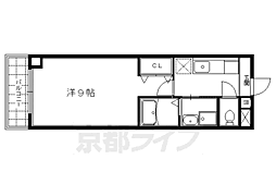 CotoGlance一乗寺駅前 1Kの間取図画像