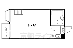 メゾンなか 1Kの間取図画像