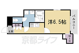 TD北白川 1Kの間取図画像
