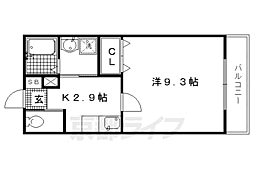 ブラン・メゾン 1Kの間取図画像