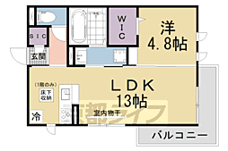 Lumiere du Soir Un 1LDKの間取図画像