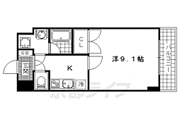 エンゼルプラザ瀬田駅前 1Kの間取図画像