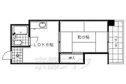 美光レジデンス 1DKの間取図画像
