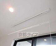 室内でも洗濯物が干せます・