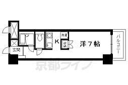 KIND3 1Kの間取図画像
