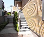 外階段です。