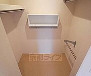 ウォークインクローゼットです。