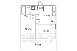 ファミールオグラ 2DKの間取図画像