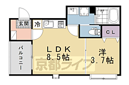 ザ ウズマサ 1LDKの間取図画像