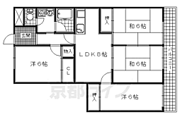 グラスコート 4LDKの間取図画像