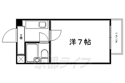 D'Sリンクス 1Kの間取図画像