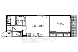 ベンリッジ 1LDKの間取図画像