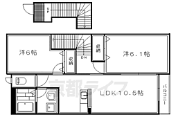 カーザグランデ 2LDKの間取図画像