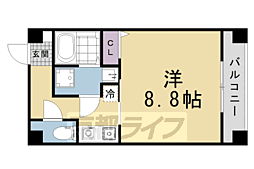 (仮称)下鴨高木町マンション 1Kの間取図画像