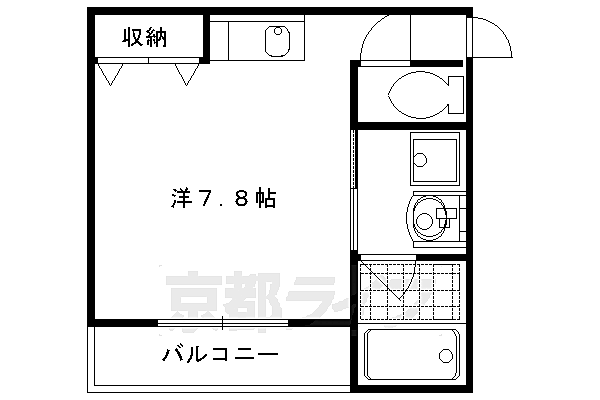 ＴａｉｈｅｉｓｏｕI 203｜京都府長岡京市長岡(賃貸アパート1R・2階・21.92㎡)の写真 その2