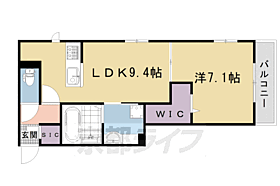 京都府京都市右京区嵯峨中山町（賃貸アパート1LDK・1階・41.85㎡） その2