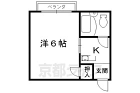 京都府京都市右京区鳴滝蓮池町（賃貸マンション1K・2階・18.00㎡） その2