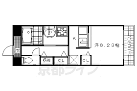 京都府京都市右京区鳴滝松本町（賃貸マンション1R・1階・30.98㎡） その2