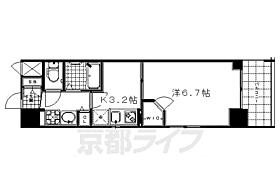 京都府京都市下京区中金仏町（賃貸マンション1K・10階・25.57㎡） その2