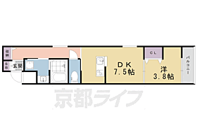 フォーリアライズ京都東寺 403 ｜ 京都府京都市南区四ツ塚町（賃貸マンション1DK・4階・34.04㎡） その2