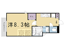 京都府京都市中京区聚楽廻南町（賃貸マンション1K・3階・26.12㎡） その2