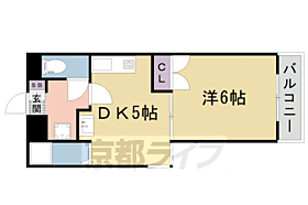 京都府京都市右京区西京極前田町（賃貸マンション1DK・4階・27.00㎡） その2