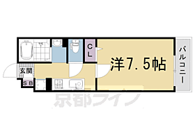 京都府京都市右京区西京極畔勝町（賃貸アパート1K・2階・25.00㎡） その2