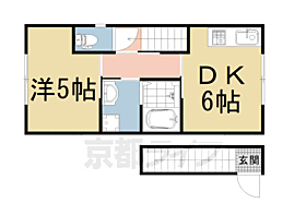 京都府京都市中京区西ノ京円町（賃貸アパート1DK・2階・29.45㎡） その2