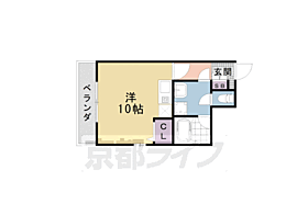 京都府京都市中京区西ノ京職司町（賃貸マンション1R・3階・26.06㎡） その2