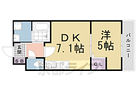 サクシード両替町 105 ｜ 京都府京都市伏見区両替町12丁目（賃貸マンション1DK・1階・28.40㎡） その2