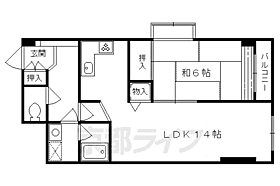 京都府京都市中京区西ノ京下合町（賃貸マンション1LDK・3階・45.00㎡） その2