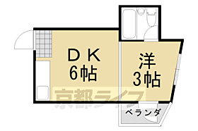 第1レジデンス春田 156 ｜ 京都府京都市西京区大枝塚原町（賃貸マンション1DK・4階・17.87㎡） その2