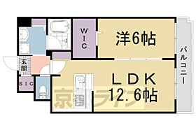 京都府京都市右京区西京極南大入町（賃貸マンション1LDK・3階・45.18㎡） その2