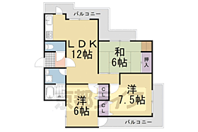 アーバンエステートイトヤ 2-E ｜ 京都府京都市西京区樫原久保町（賃貸マンション3LDK・2階・65.60㎡） その2