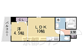 グラシアス城南宮 402-2 ｜ 京都府京都市伏見区竹田浄菩提院町（賃貸マンション1LDK・4階・32.00㎡） その2