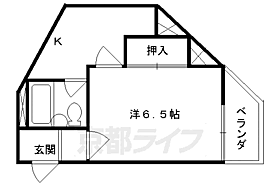 ハウスアルファ 101 ｜ 京都府京都市伏見区深草フチ町（賃貸マンション1K・1階・20.58㎡） その2