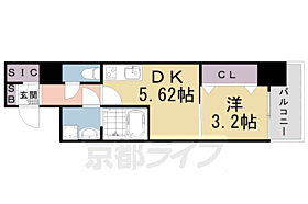 京都府京都市南区東九条烏丸町（賃貸マンション1DK・2階・27.96㎡） その2