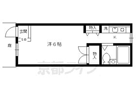 レジデンスはしば 104 ｜ 京都府京都市伏見区桃山羽柴長吉中町（賃貸マンション1K・1階・18.50㎡） その2