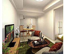 ソルテラス京都ＪＵＪＯ華 8階1LDKのリビング/ダイニング