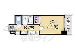 間取図画像 1K