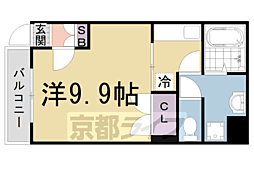 間取図画像 1K