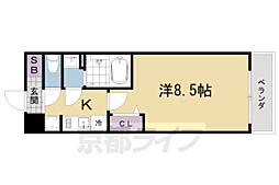 TREASUREMANSION2 1Kの間取図画像