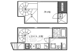 Bel'Astile 1LDKの間取図画像