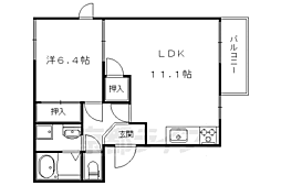 ドムスカーナ 1LDKの間取図画像