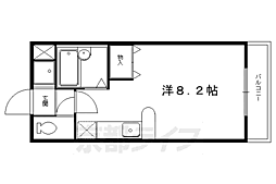 プラナスミカゲ ワンルームの間取図画像